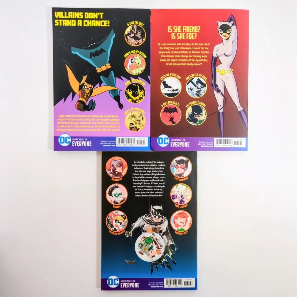 Batman Adventures Robin Catwoman Batman Gotham Calendar Daze Graphic Novels Lot